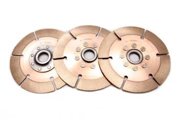 Tilton Engineering - Tilton Engineering Full Circle 8-Rivet Clutch Disc 7-1/4" Diameter 1-5/32" x 26 Spline Rigid Hub - Metallic