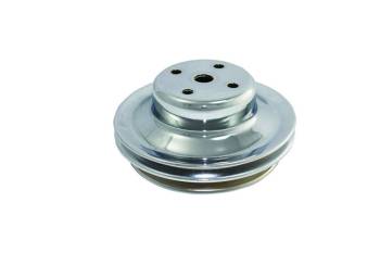 Specialty Products - Specialty Products V-Belt Water Pump Pulley 2 Groove 6-5/8" Diameter Aluminum - Chrome