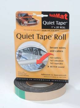 Hushmat - Hushmat Quite Tape Sound Barrier Tape 1" Wide 20 ft Roll Self Adhesive Backing - Foam