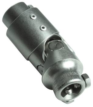 Borgeson - Borgeson Vibration Damper Steering Universal Joint 3/4-36" Spline to 3/4" Double D Stainless Universal - Each