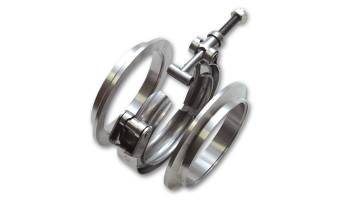 Vibrant Performance - Vibrant Performance 5" OD Tubing V-Band Clamp Assembly Stainless - Natural