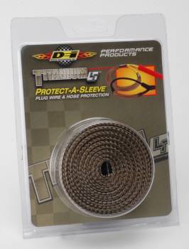Design Engineering - Design Engineering Protect-A-Sleeve Hose and Wire Sleeve 1/2" ID 4 ft Woven Fiberglass - Carbon Fiber Look