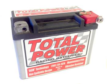 Total Power Racing Batteries - Total Power Battery AGM Battery 12V 620 Cranking Amps Top Post Screw" Terminals - 5.875" L x 4.312" H x 3.437" W