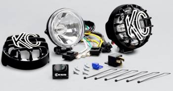 KC HiLiTES - KC HiLiTES Rally 400 Light Assembly Driving 4" Round 55 Watts - Halogen