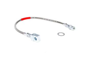 Rough Country - Rough Country DOT Approved Brake Hose Kit PTFE Lined Braided Stainless 4 to 6" Lift - Rear