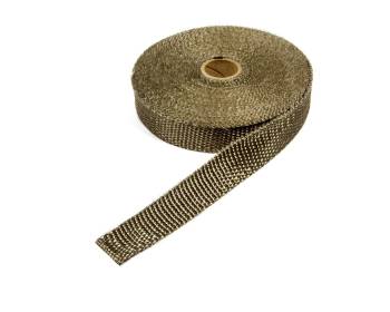 Thermo-Tec - Thermo-Tec 1" Wide Exhaust Wrap 50 ft Roll Woven Fiberglass Carbon Fiber Look - Each
