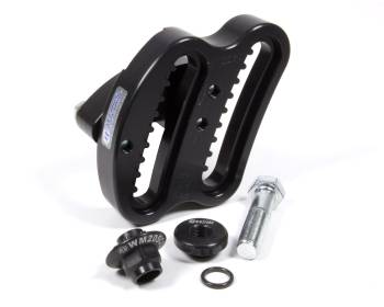 Wehrs Machine - Wehrs Machine Frame Mount Panhard Bar Bracket Clamp-On Aluminum Black Anodize - 1-1/2" Square Tubing