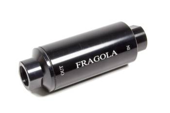 Fragola Performance Systems - Fragola Performance Systems Inline Fuel Filter 10 Micron Stainless Element 10 AN Female Inlet/Outlet - Aluminum