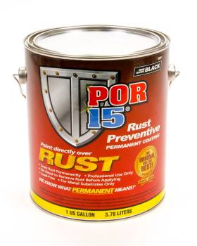 POR-15 - Por-15 Rust Preventive Paint Urethane Semi-Gloss Black 1 gal Can - Each
