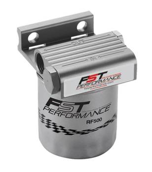 FST Performance - Fst Performance FloMax 350 Fuel Filter Canister 4 Micron Stainless Element - 8 AN Female Inlet/Outlet