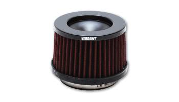 Vibrant Performance - Vibrant Classic Air Filter Element Clamp-On Conical 6-1/2" Base - 5" Top Diameter - 4-1/4" Tall