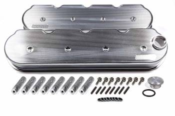 Moroso Performance Products - Moroso Performance Products 2-1/2" Height Valve Covers Billet Rail Fabricated Aluminum Natural - GM LS-Series