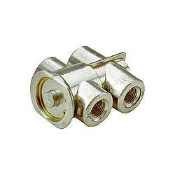 Perma-Cool - Perma-Cool Four 1/2" NPT Female Inlets/Outlets Remote Oil Thermostat Aluminum- Natural