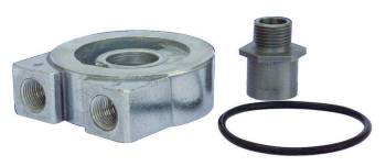 Perma-Cool - Perma-Cool Sandwich Oil Filter Adapter 3/4-16" Center Thread 3/8" NPT Female Inlet/Outlet Aluminum