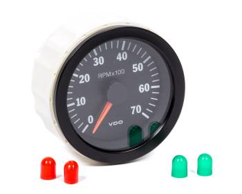 VDO - VDO Vision Tachometer 7,000 RPM Electric Analog - 3-3/8" Diameter