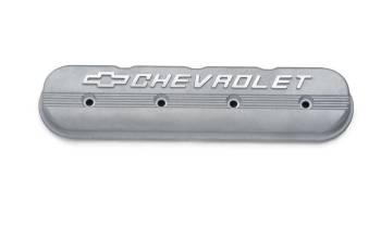Chevrolet Performance - GM Performance Parts Competition Valve Cover Stock Height Hardware/Gaskets Chevrolet Logo - Aluminum