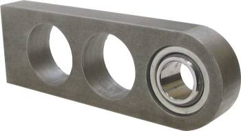 Borgeson - Borgeson Weld-On Steering Support Bracket 6" Long 3/4" Spherical Rod End Steel - Zinc Oxide