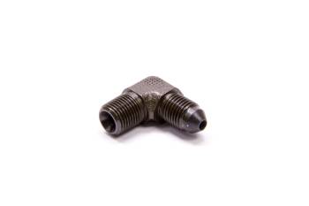 Russell Performance Products - Russell Adapter Fitting 90 Degree 3 AN Male to 1/8" NPT Male Steel - Black Anodize