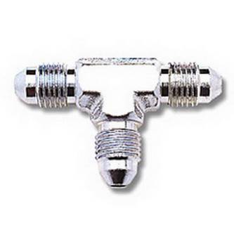 Russell Performance Products - Russell Adapter Tee Fitting 3 AN Male x 3 AN Male x 3 AN Male Steel Nickel Anodize - Each