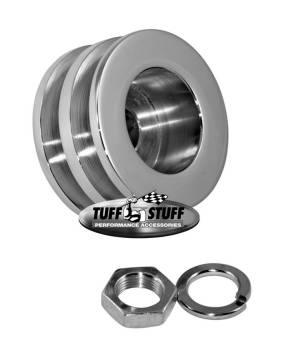 Tuff-Stuff Performance - Tuff Stuff Performance Dual V-Belt Alternator Pulley Hardware Included Steel Chrome - Universal