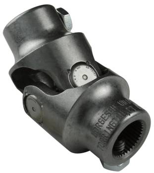 Borgeson - Borgeson Single Joint Steering Universal Joint 3/4-36" Spline to 3/4" V Steel Natural - Universal