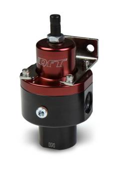 Quick Fuel Technology - Quick Fuel Technology 5-8 psi Fuel Pressure Regulator Inline 10 AN O-Ring Inlet 8 AN O-Ring Outlet - 1/8" NPT Port