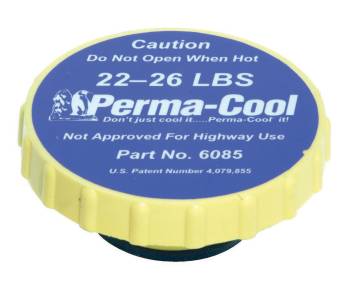 Perma-Cool - Perma-Cool 22-26 lb Radiator Cap Round Plastic Standard Size Radiator Necks - Each