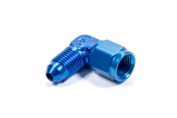 Fragola Performance Systems - Fragola Performance Systems Adapter Fitting 90 Degree 4 AN Female to 4 AN Male Swivel - Aluminum