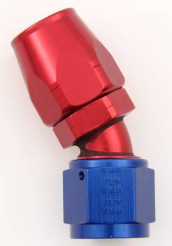 XRP - XRP Hose End Fitting 30 Degree 20 AN Hose to 20 AN Female Aluminum - Red/Blue Anodize