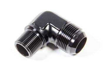 Triple X Race Components - Triple X Race Co. Adapter Fitting 90 Degree 16 AN Male to 3/4" NPT Male Aluminum - Black Anodize
