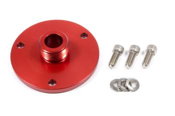 Waterman Racing Components - Waterman Racing Components Hex Drive Power Steering Pump to Fuel Pump Fuel Pump Adapter Spacer Aluminum - Red Anodize