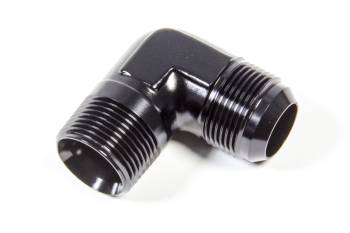 Triple X Race Components - Triple X Race Co. Adapter Fitting 90 Degree 16 AN Male to 1" NPT Male Aluminum - Black Anodize