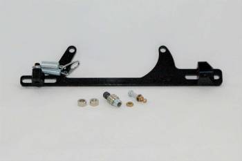AED Performance - AED Performance Carb Mount Throttle Cable Bracket Return Spring Aluminum Black Anodize - GM Cable