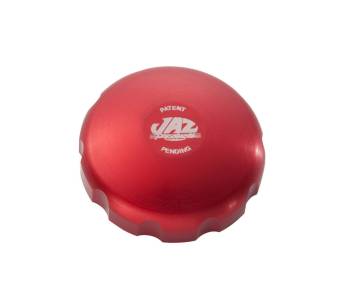 Jaz Products - Jaz Products Twist Lock Fuel Cell Filler Cap 2-1/4" OD Aluminum Red Anodize - Each