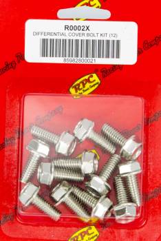 Racing Power - Racing Power 5/16-18" Thread Differential Cover Bolt Kit 0.750" Long Hex Head Steel - Zinc Oxide