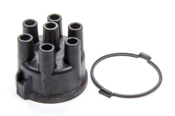 PerTronix Performance Products - PerTronix Performance Products HEI Style Distributor Cap Brass Terminals Clamp Down Black - Non-Vented