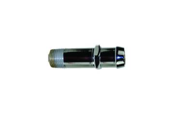 Specialty Products - Specialty Products Adapter Fitting Straight 3/4" Hose Barb to 1/2" NPT Male Steel - Chrome