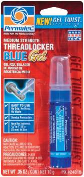 Permatex - Permatex Blue Gel Thread Locker Medium Strength - 10 g Tube