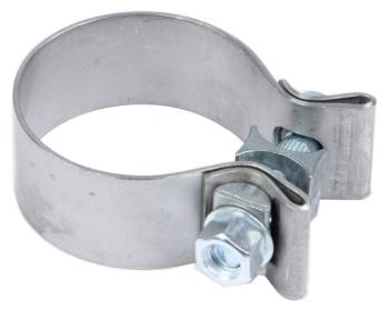 Pypes Performance Exhaust - Pypes Performance Exhaust Band Clamp Exhaust Clamp 2-1/4" Diameter 1" Wideband Stainless - Natural