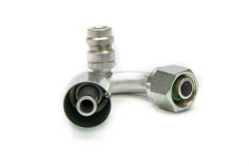 Vintage Air - Vintage Air Hose End Fitting 135 Degree 8 AN Hose Crimp to 8 AN Female O-Ring - Charge Port