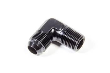 Triple X Race Components - Triple X Race Co. Adapter Fitting 90 Degree 10 AN Male to 1/2" NPT Male Aluminum - Black Anodize