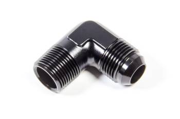 Triple X Race Components - Triple X Race Co. Adapter Fitting 90 Degree 12 AN Male to 3/4" NPT Male Aluminum - Black Anodize