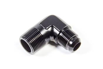 Triple X Race Components - Triple X Race Co. Adapter Fitting 90 Degree 10 AN Male to 3/4" NPT Male Aluminum - Black Anodize