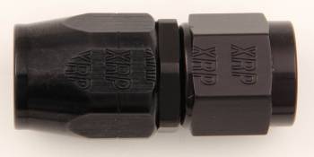 XRP - XRP Hose End Fitting Straight 4 AN Hose to 4 AN Female Aluminum - Black Anodize
