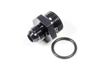 Triple X Race Components - Triple X Race Co. Adapter Fitting Straight 8 AN Male to 12 AN Male O-Ring Aluminum - Black Anodize
