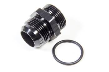 Triple X Race Components - Triple X Race Co. Adapter Fitting Straight 16 AN Male to 16 AN Male O-Ring Aluminum - Black Anodize