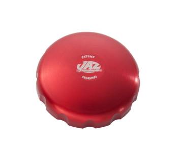 Jaz Products - Jaz Products Twist Lock Fuel Cell Filler Cap 2-1/2" OD Aluminum Red Anodize - Each