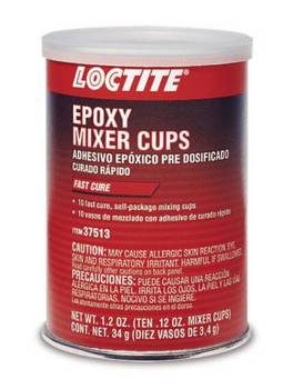 Loctite - Loctite General Purpose 2 Part Epoxy 0.12 oz Mixer Cups - Set of 10