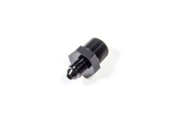 Triple X Race Components - Triple X Race Co. Adapter Fitting Straight 4 AN Male to 3/8" NPT Male Aluminum - Black Anodize