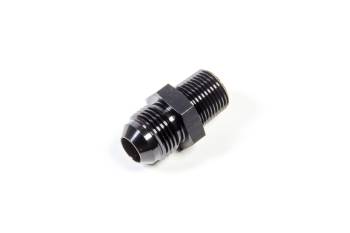 Triple X Race Components - Triple X Race Co. Adapter Fitting Straight 8 AN Male to 3/8" NPT Male Aluminum - Black Anodize